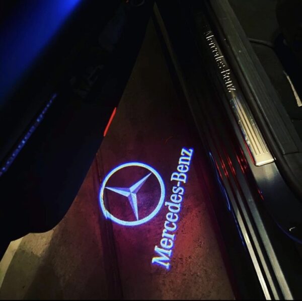 Mercedes entry lighting