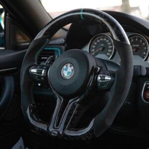 BMW sports steering wheel Forged Carbon F-Series
